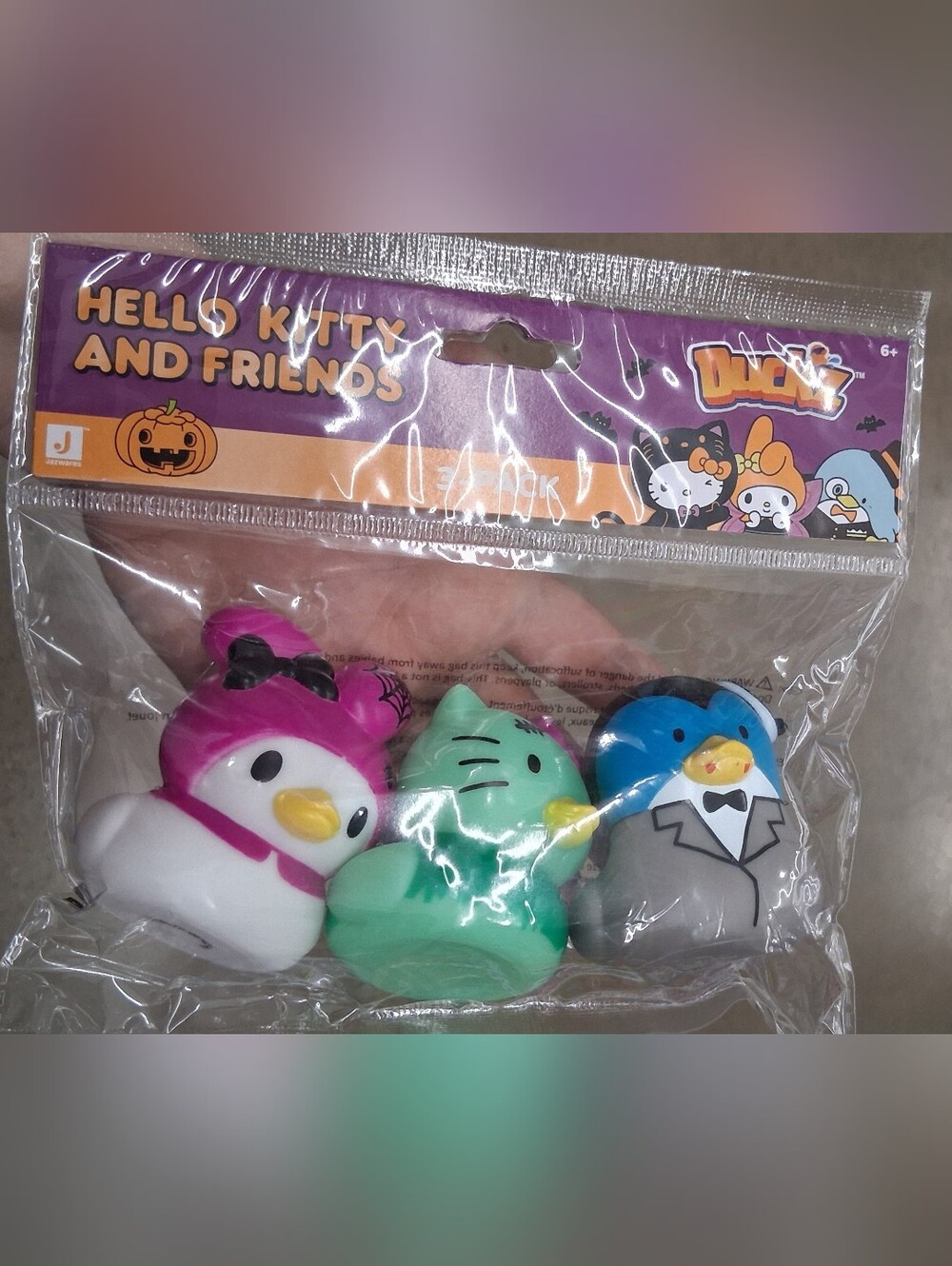 New Hello Kitty & Friends Halloween Themed Duck Set